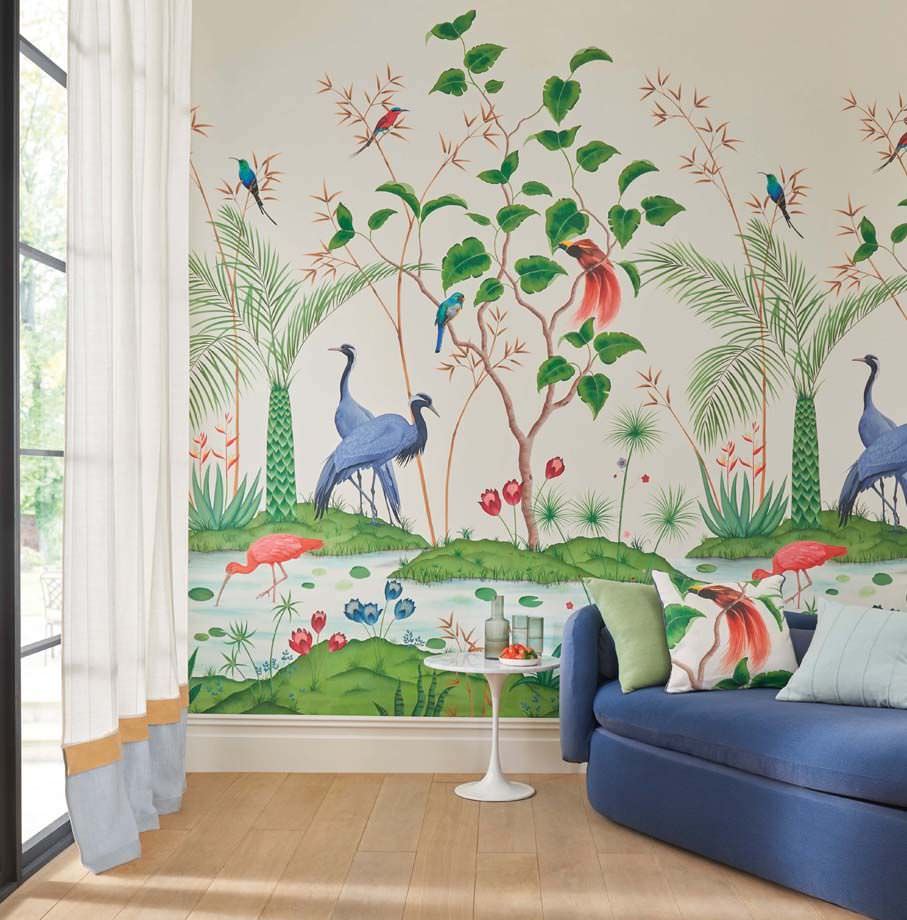 Ideas para decorar tus paredes con papel pintado